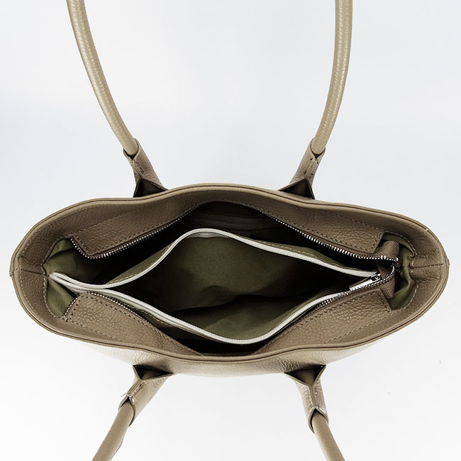 Geanta bej din piele naturala B-8966 123 [4]