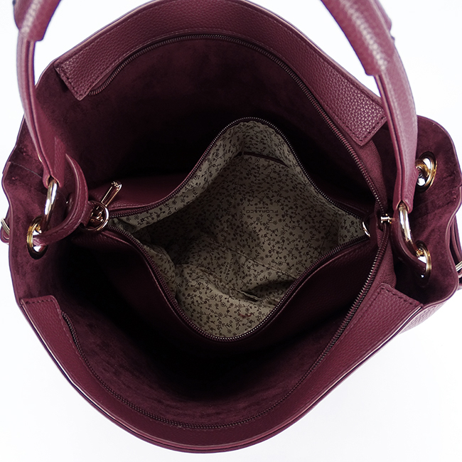 Flora&Co Paris bordó női táska levehető kistáskával F6966 M11 [9]
