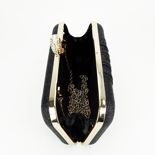 Clutch elegant neagru B-BJH-22705 05 Bleumarin