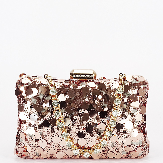 Clutch cu paiete champagne B-BYH-896 05 [1]