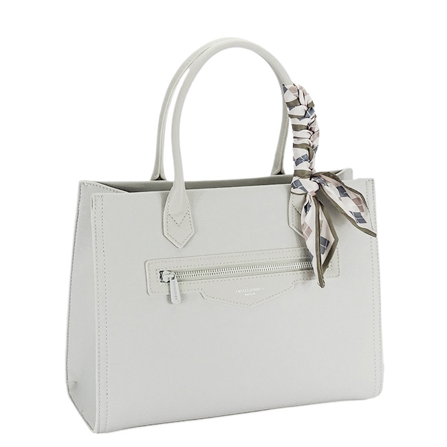 David Jones Paris krémszínű női táska sállal CM7642-1 11 [2]