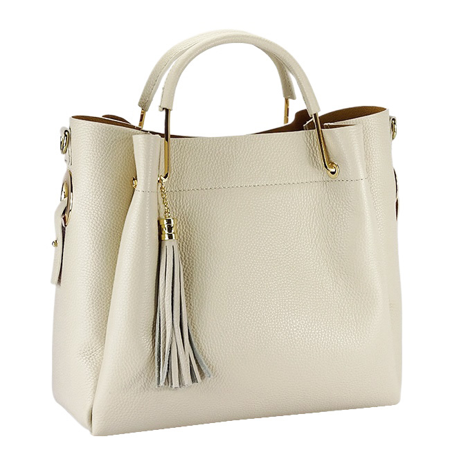 Krém valódi bőr táska 8993 123 [2]