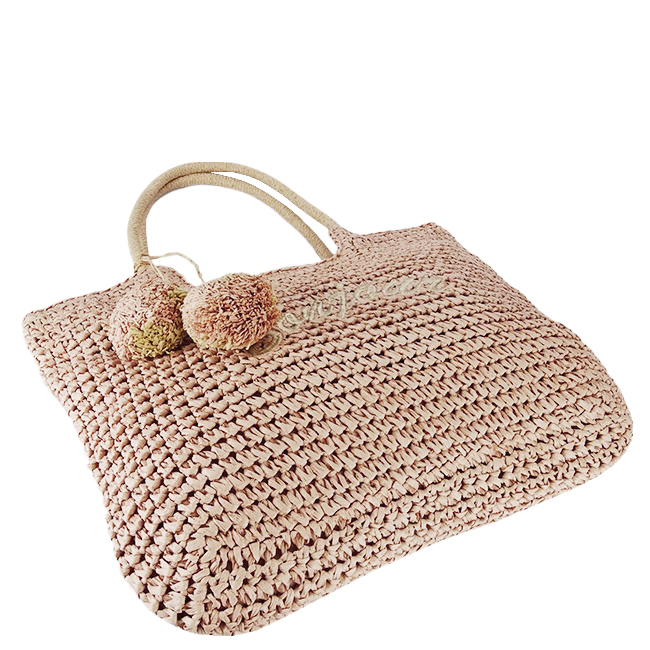 Rózsaszín Flora&CO strandtáska C1014 11 [5]