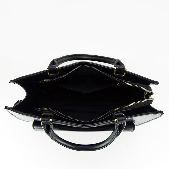 Geanta dama cu imprimeu B-DOS3425-3 16 Negru Negru