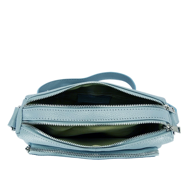 Világoskék táska valódi bőrből 8981 124 [6]