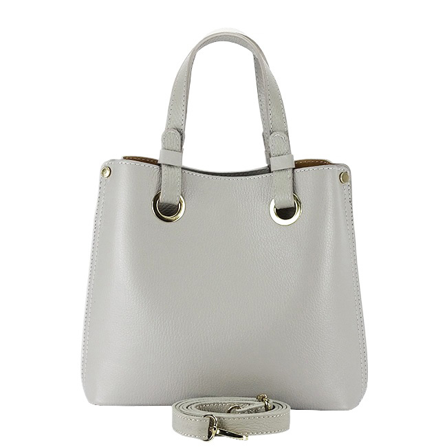 Geanta din piele naturala gri B-8916 129 [4]