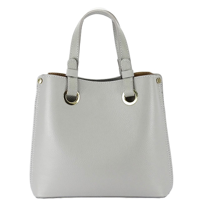 Geanta din piele naturala gri B-8916 129 [2]