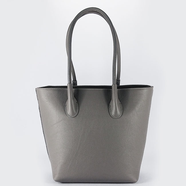 Geanta gri inchis din piele naturala B-8966 123 [1]