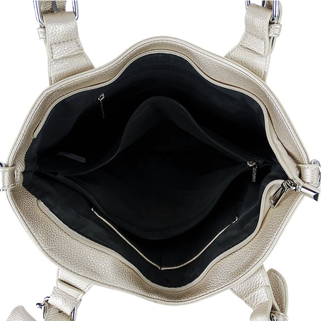 Geanta ivory metalizat Flora&Co Paris B-F7143 12 [7]