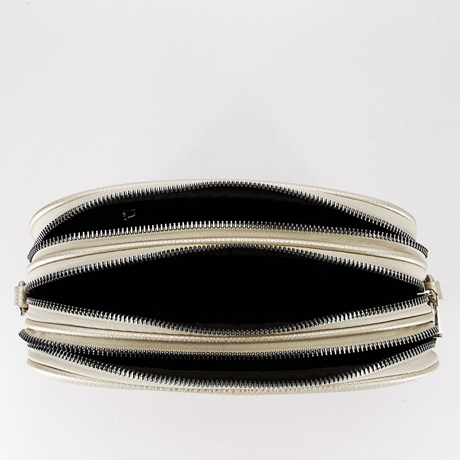 Közepes fémes elefántcsont Flora&CO Paris táska H6915 14 [8]