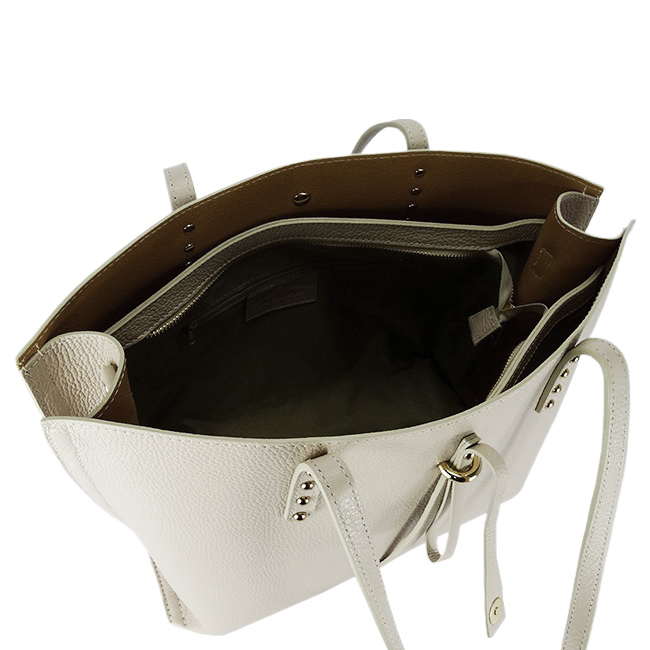 Krém valódi bőr nagy táska 1740 M8 [8]