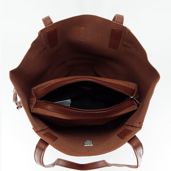 Geanta David Jones cu borseta detasabila B-6806-2 13 Maro cognac Maro Cognac