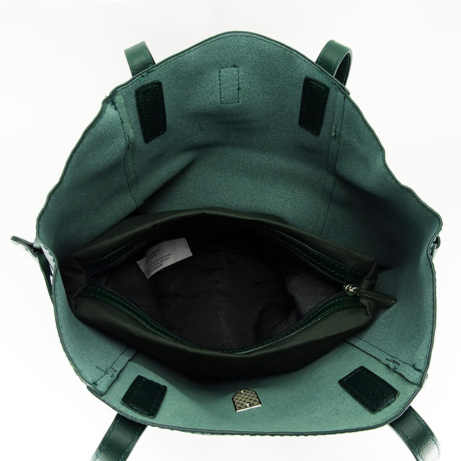 Geanta David Jones cu borseta detasabila B-6806-2 13 Verde inchis Verde inchis