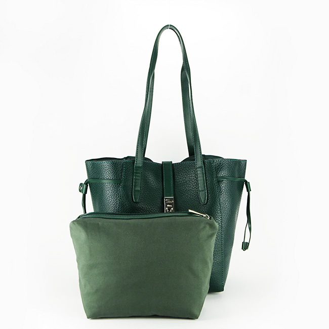 Geanta David Jones cu borseta detasabila B-6806-2 13 Verde inchis Verde inchis
