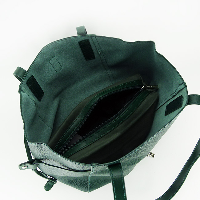 Geanta David Jones cu borseta detasabila B-6806-2 13 Verde inchis Verde inchis