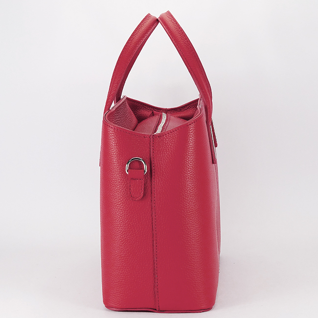 Piros nagy bőrtáska 8922 M6 [3]