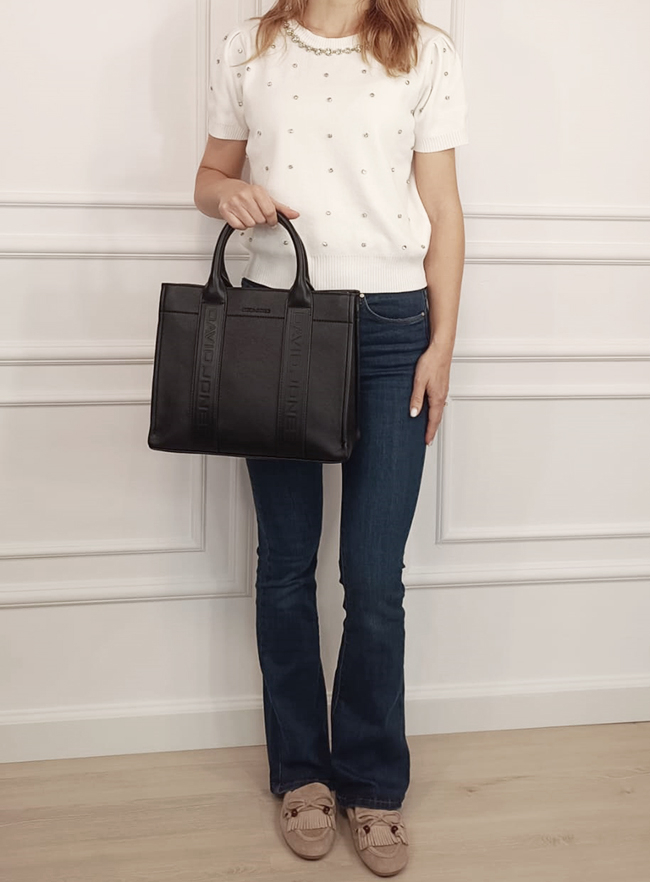 Fekete David Jones Paris nagy táska CM7724-1 16 [1]