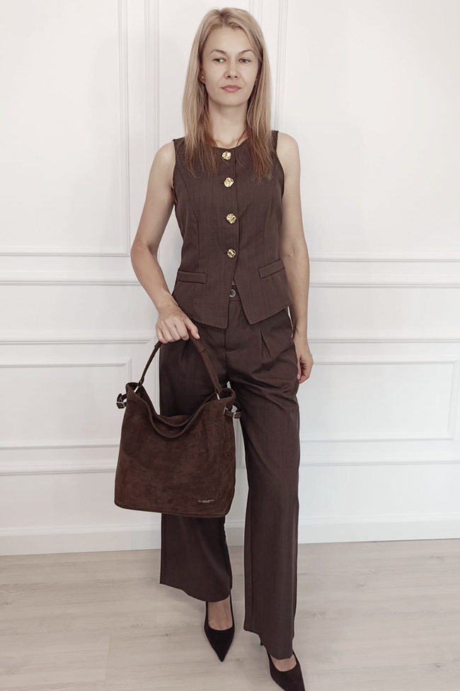 Flora&Co Paris kávébarna női táska F7504 M4 [2]
