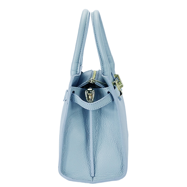 Világos kék valódi bőr közepes táska 1727 122 [3]