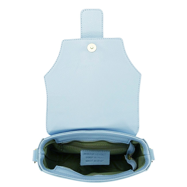 Világoskék valódi bőrtáska 2031 127 [7]