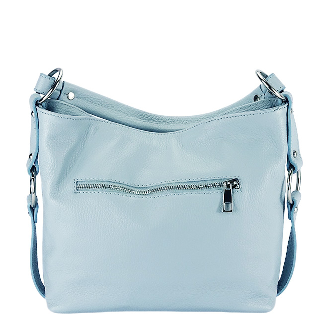 Világoskék közepes méretű bőrtáska 8931 124 [4]