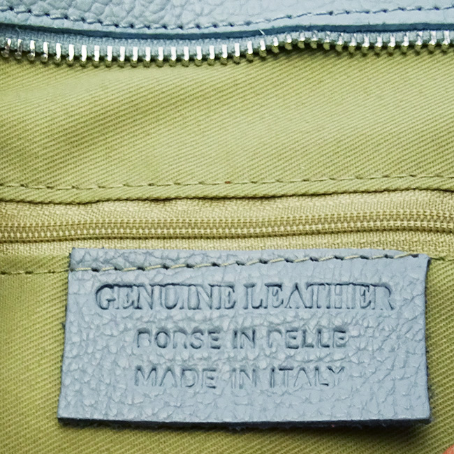 Világoskék közepes méretű bőrtáska 8931 124 [9]