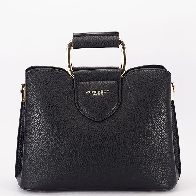 Geanta medie neagra FLORA&Co B-F6977 16 [3]