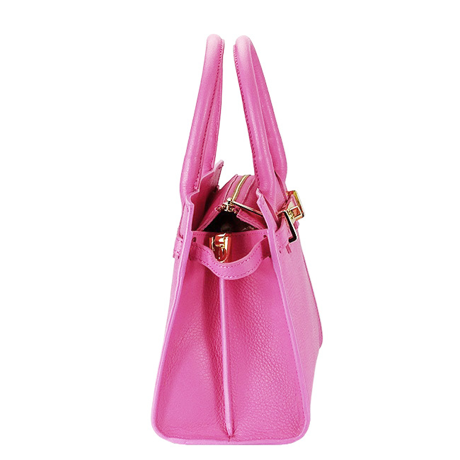 Bonbonrózsaszín valódi bőr táska 727 122 [4]