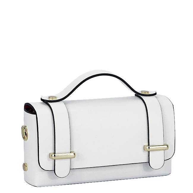 Fehér valódi bőr kistáska 1870 06 [4]