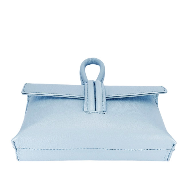 Világoskék valódi bőr kistáska 1732 123 [7]