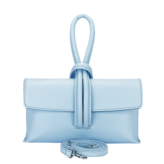 Világoskék valódi bőr kistáska 1732 123 [6]