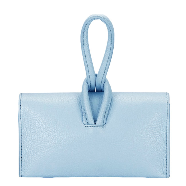Világoskék valódi bőr kistáska 1732 123 [5]