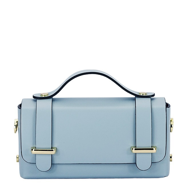 Világoskék valódi bőr kistáska 1870 06 [3]