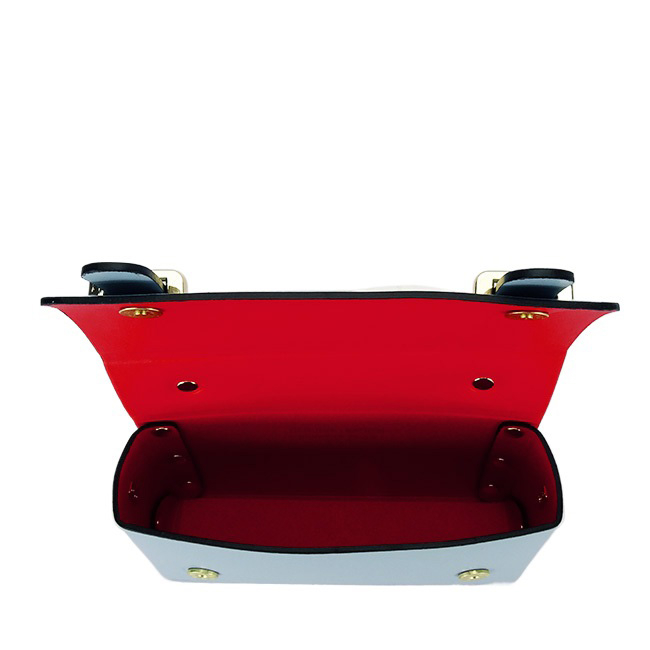 Világoskék valódi bőr kistáska 1870 06 [8]