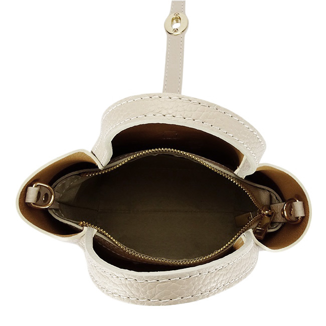 Bézs valódi bőr kistáska 2057 131 [6]