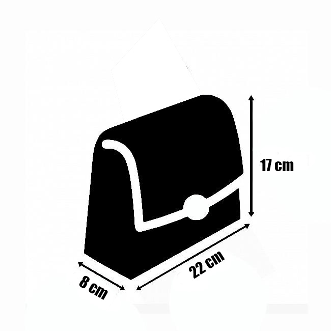 Geanta dama din piele naturala cu brosa B-1530 120 Fucsia Fucsia
