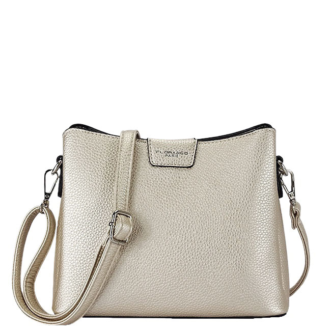 Geanta mica ivory metalizat Flora&Co Paris B-F2548 14 [2]