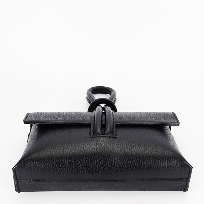 Fekete valódi bőr kistáska 1732 123 [7]