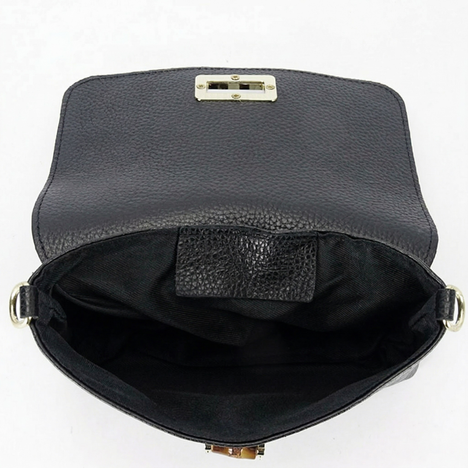 Fekete bőr kistáska 2052 06 [8]