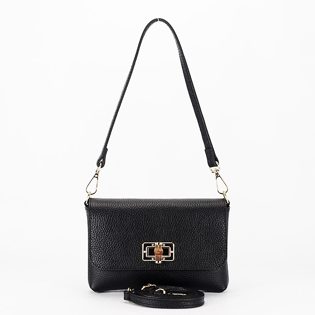 Fekete bőr kistáska 2052 06 [5]