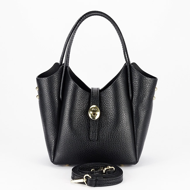 Fekete valódi bőr kistáska 2057 131 [6]