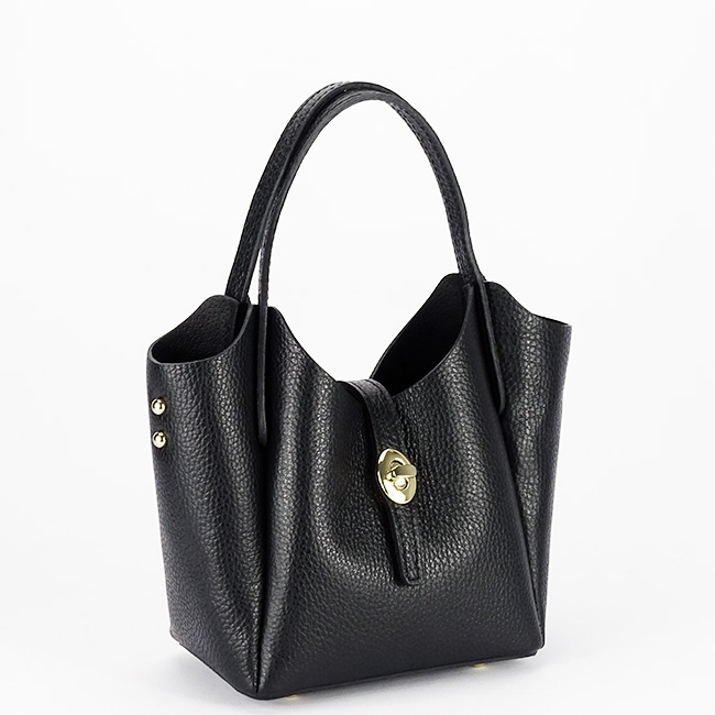 Fekete valódi bőr kistáska 2057 131 [3]