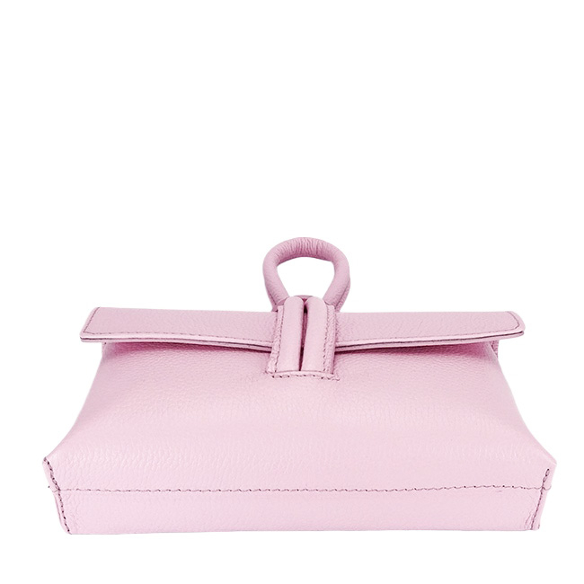 Világosrózsaszín valódi bőr kistáska 1732 123 [7]