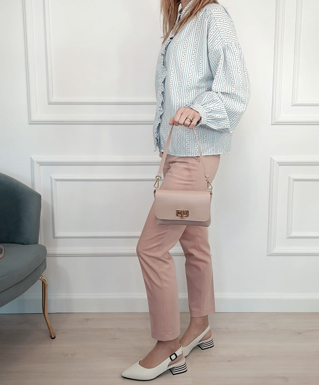 Rózsazín bőr kistáska 2052 06 [3]