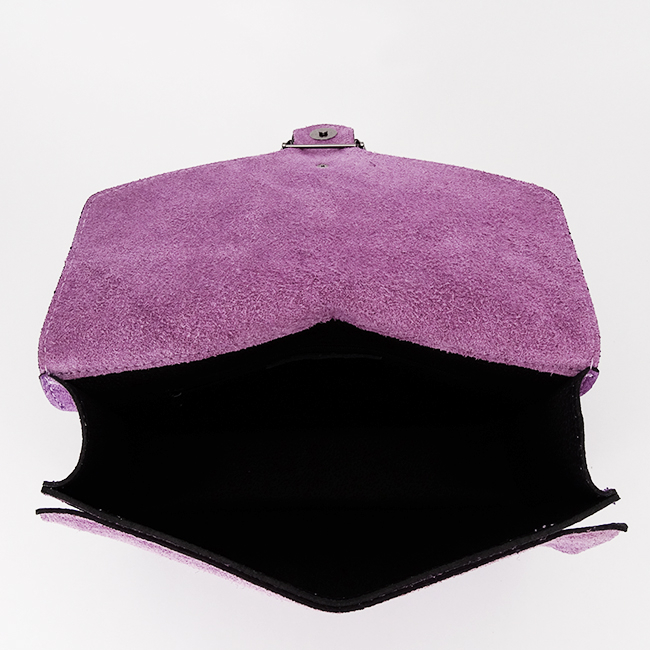 Geanta mov lavanda din piele naturala B-1524 123 [6]