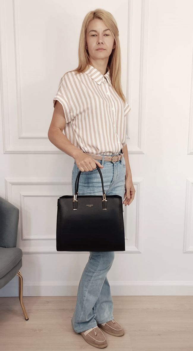 Fekete David Jones Paris táska CM6718-6 11 [1]