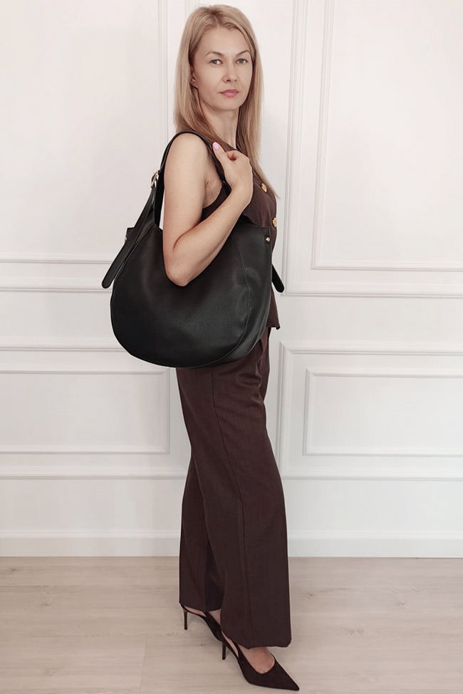 David Jones Paris nagy méretű fekete női táska CM8456 M13 [2]
