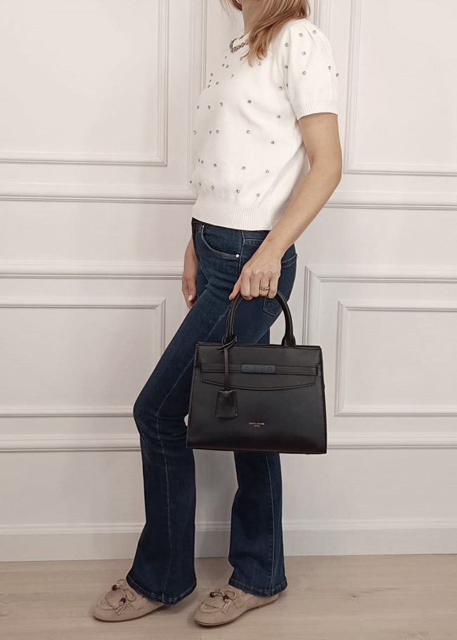 Fekete női David Jones táska CM7348-2 13 [1]