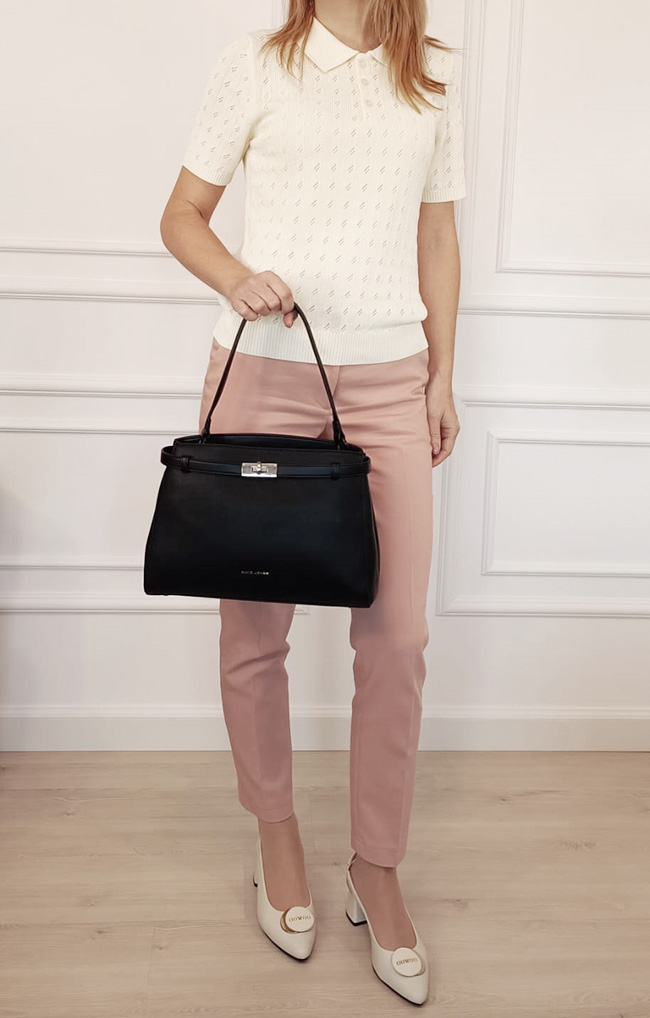 Fekete David Jones női táska CM8266 17 [1]