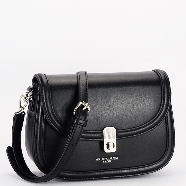 Flora&Co Paris kis fekete női táska F8530 15 [2]